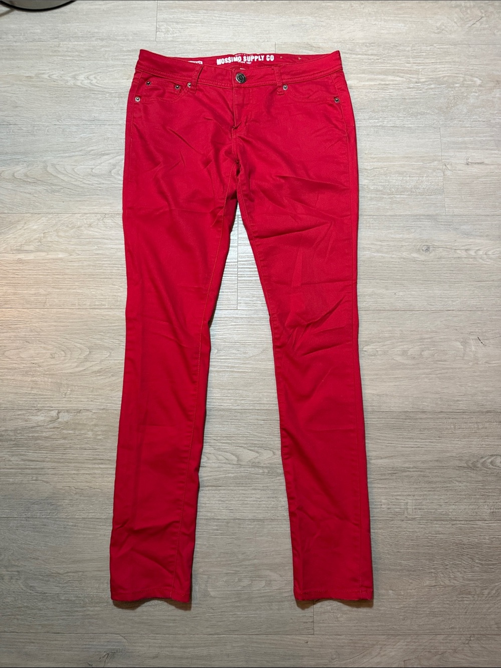 Mossimo Supply Co. Slim Red Skinny Pants